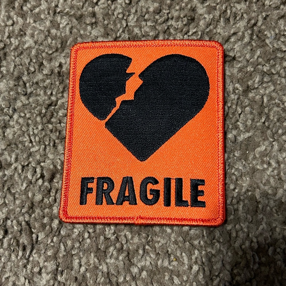 Fragile heartbreak Ball and Chain patch